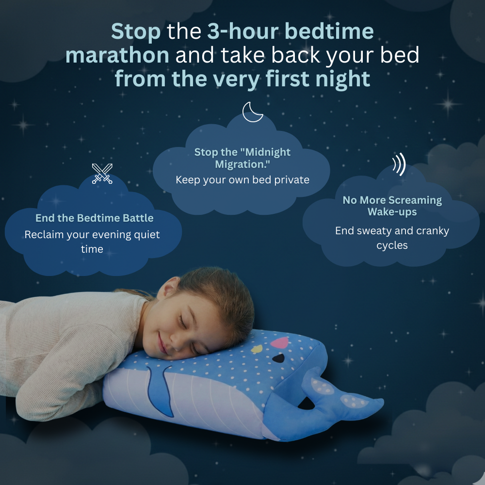 NOXU™ - The pediatrician approved pillow for security, posture, and instant sleep.