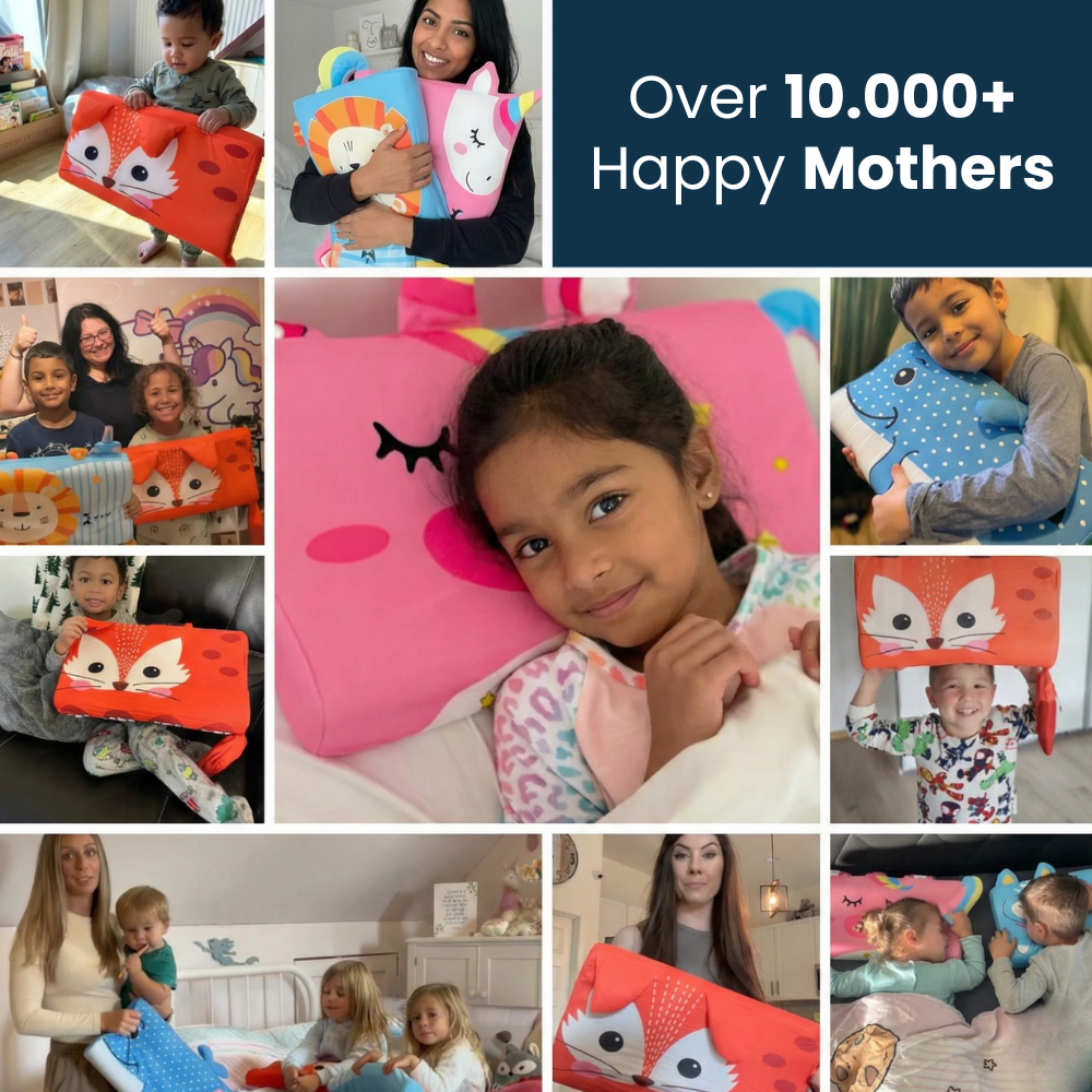NOXU™ - The pediatrician approved pillow for security, posture, and instant sleep.
