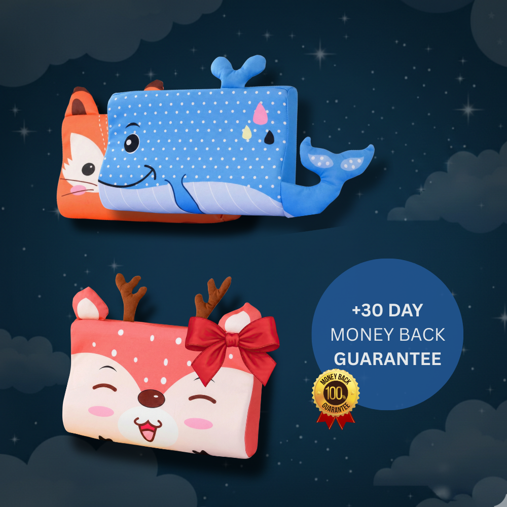 NOXU™ - The pediatrician approved pillow for security, posture, and instant sleep.